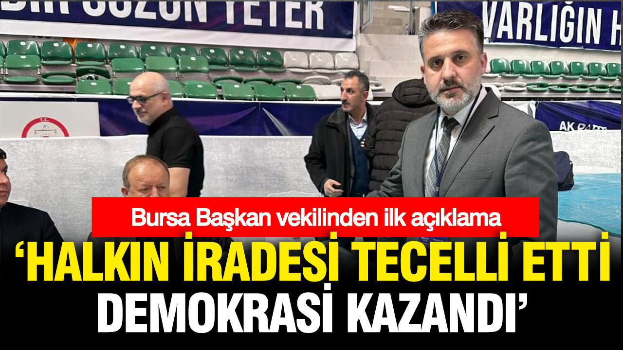 AK Parti'ye geçen Bursa Belediye Başkan vekilinden ilk açıklama: Demokratik bir süreçti