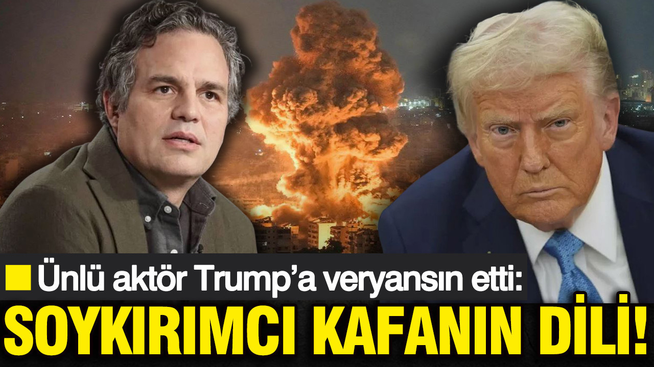 Trump'ın İran tehdidine dünyaca ünlü aktör Mark Ruffalo veryansın etti: Soykırımcı bir kafanın dili