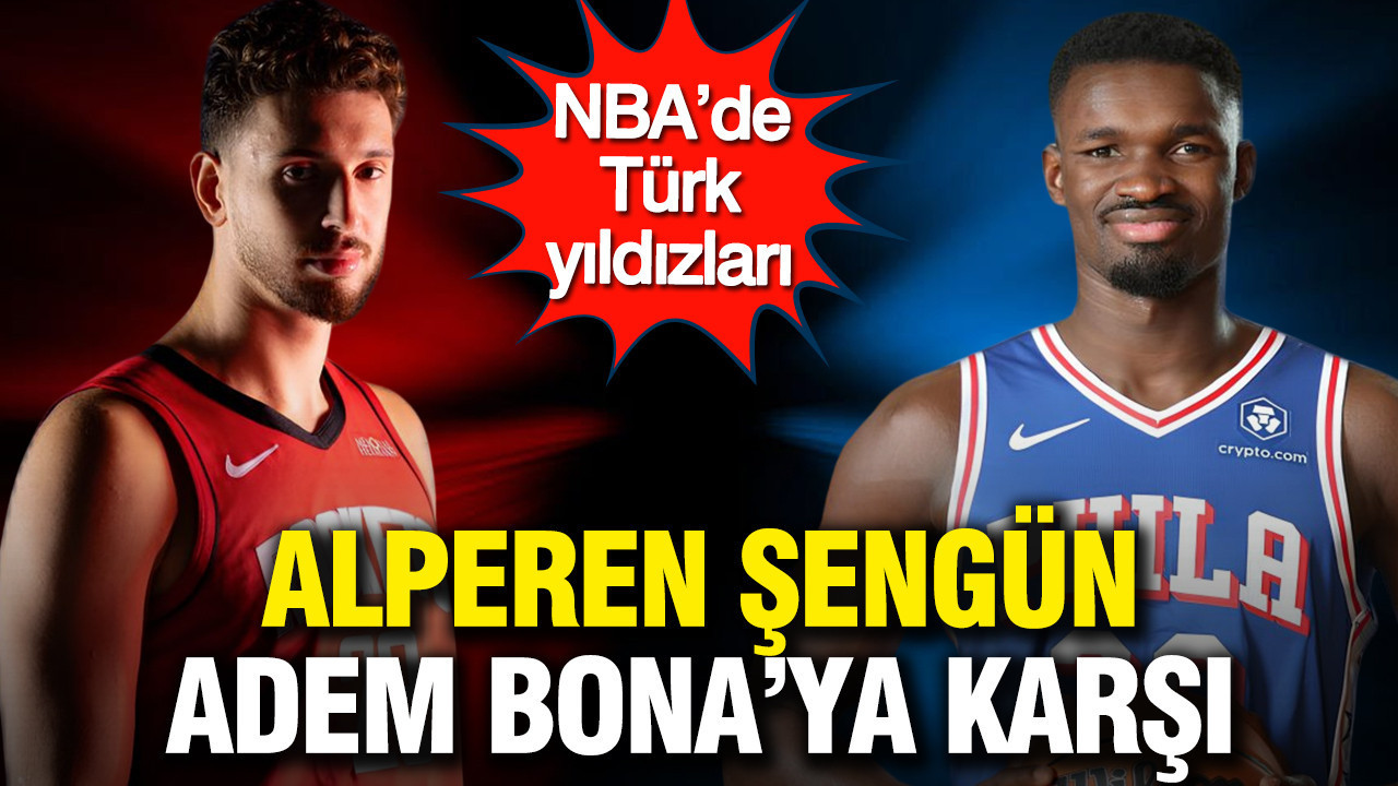NBA’de Türk yıldızları: Alperen Şengün Adem Bona'ya karşı