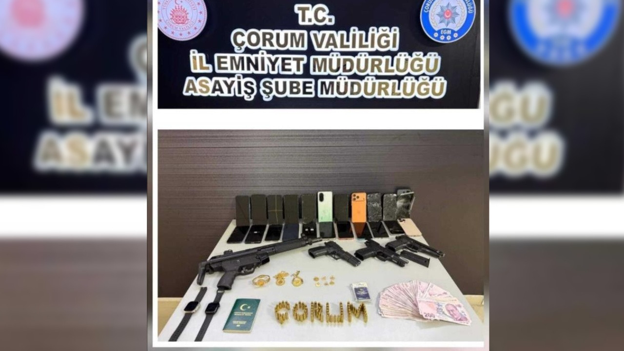 Çorum’da polisten kaçamadılar: 2 gözaltı