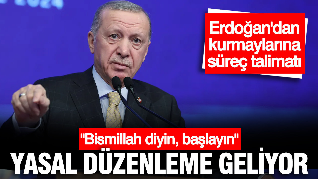 Erdoğan'dan kurmaylarına Terörsüz Türkiye talimatı: Yasal düzenleme için start verildi