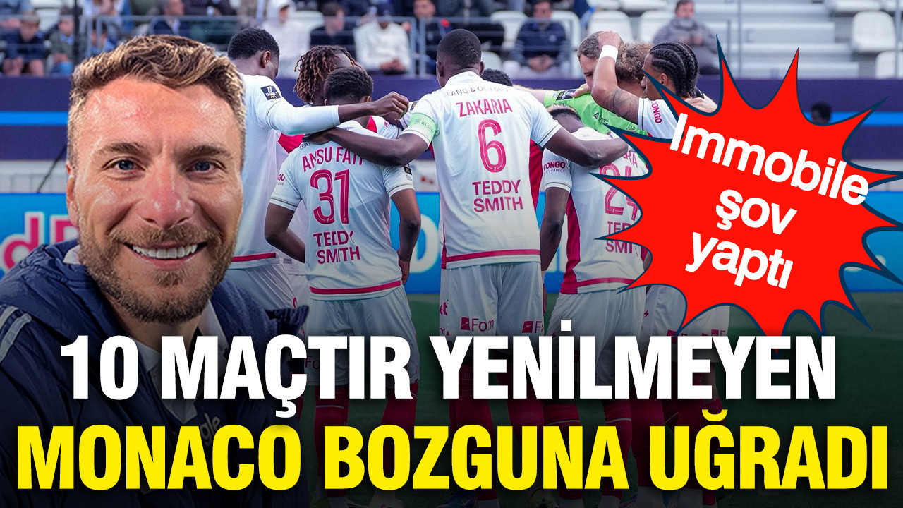 Immobile şov yaptı: Paris 10 maçtır yenilmeyen Monaco'yu bozguna uğrattı