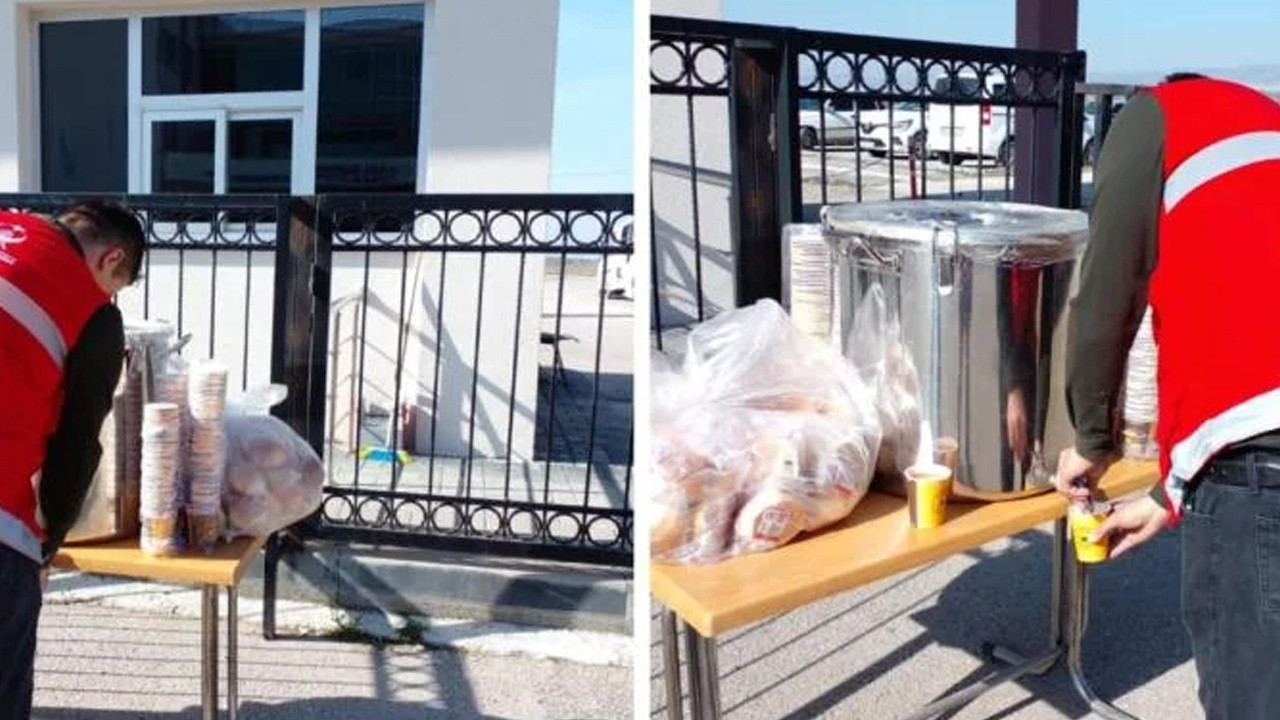 Kahramankazan'da öğrencilere sıcak çorba ikramı