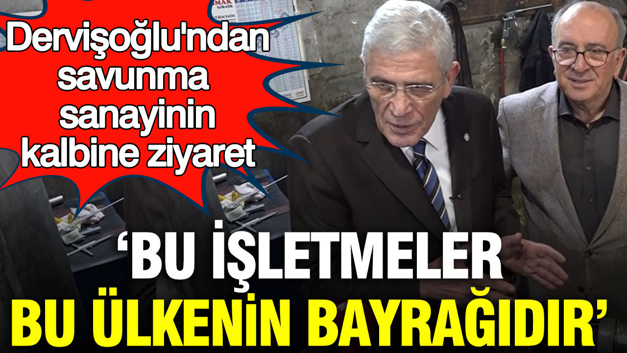 Müsavat Dervişoğlu’ndan savunma sanayinin kalbine ziyaret: Bu işletmeler bu ülkenin bayrağıdır