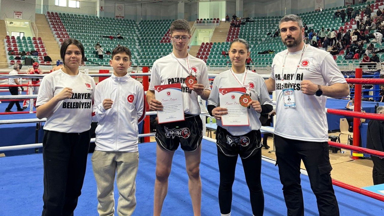Pazaryer'li Kick Boksçılardan yeni başarılar