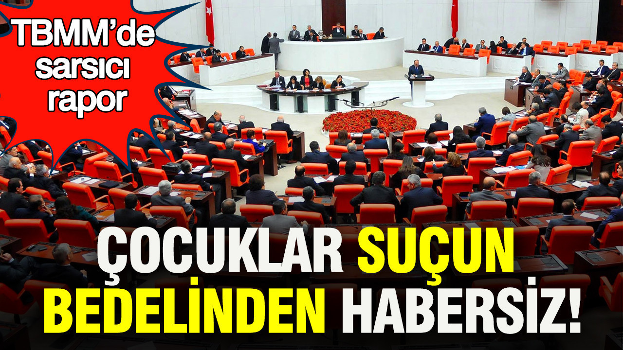 TBMM’de sarsıcı rapor: Çocukları Suç İşledikten Sonra Tanıyoruz