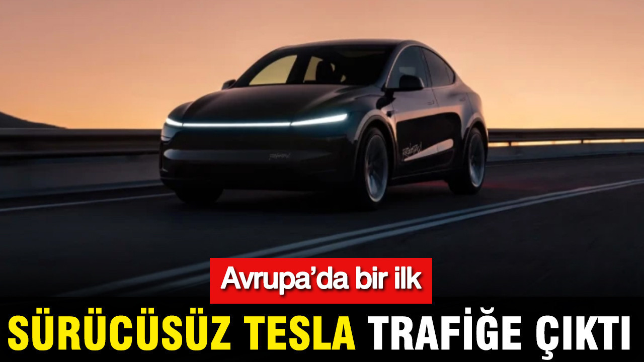 Avrupa’da bir ilk: Sürücüsüz Tesla Hollanda’da trafiğe çıktı