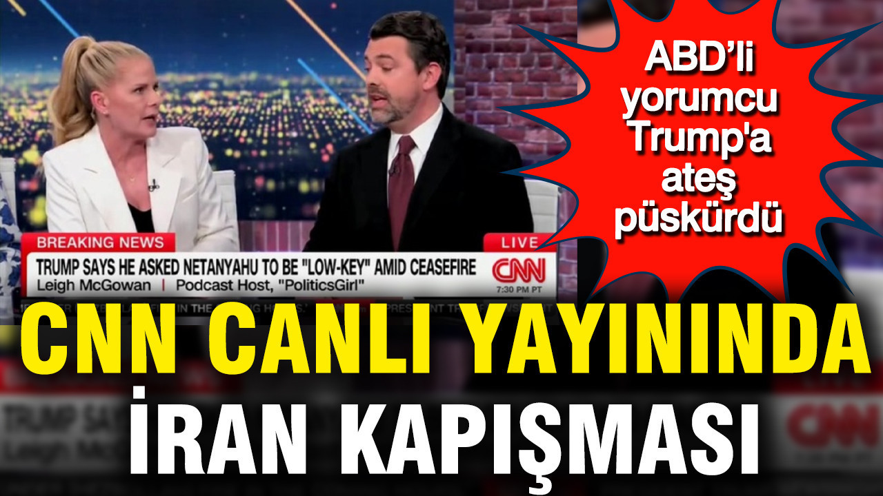 CNN canlı yayınında İran kapışması: ABD’li yorumcu Trump'a ateş püskürdü
