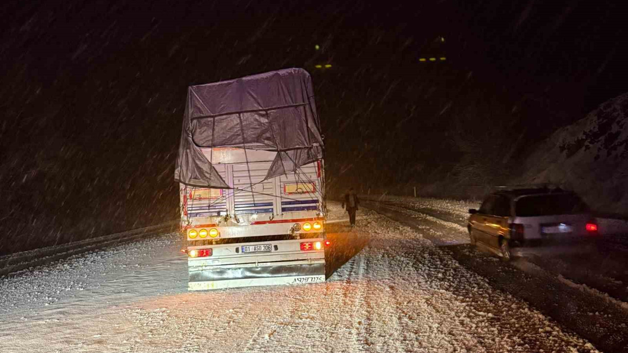 Çorum’da kar yağışı