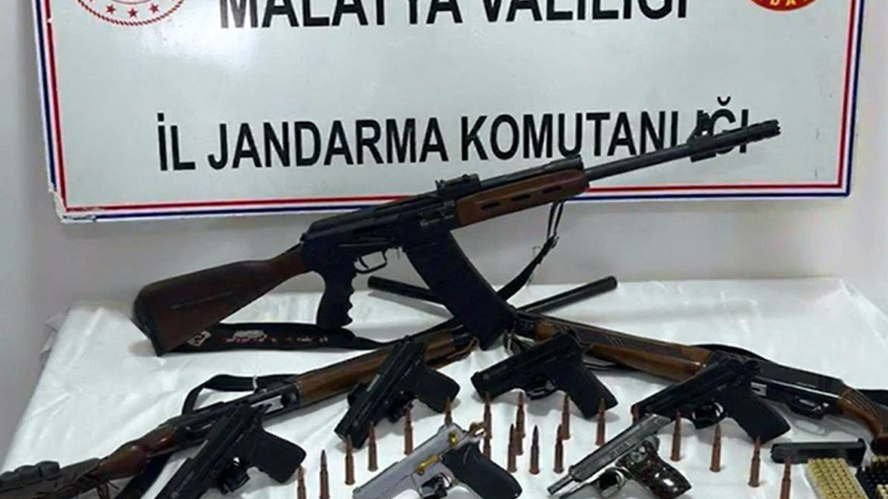 Doğanşehir’de silah operasyonu: 3 gözaltı