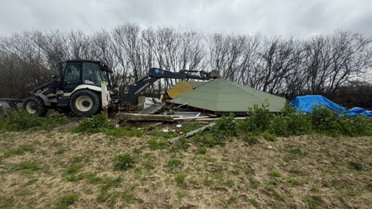 İSKİ, Terkos Havzası’ndaki kaçak yapıları kaldırdı