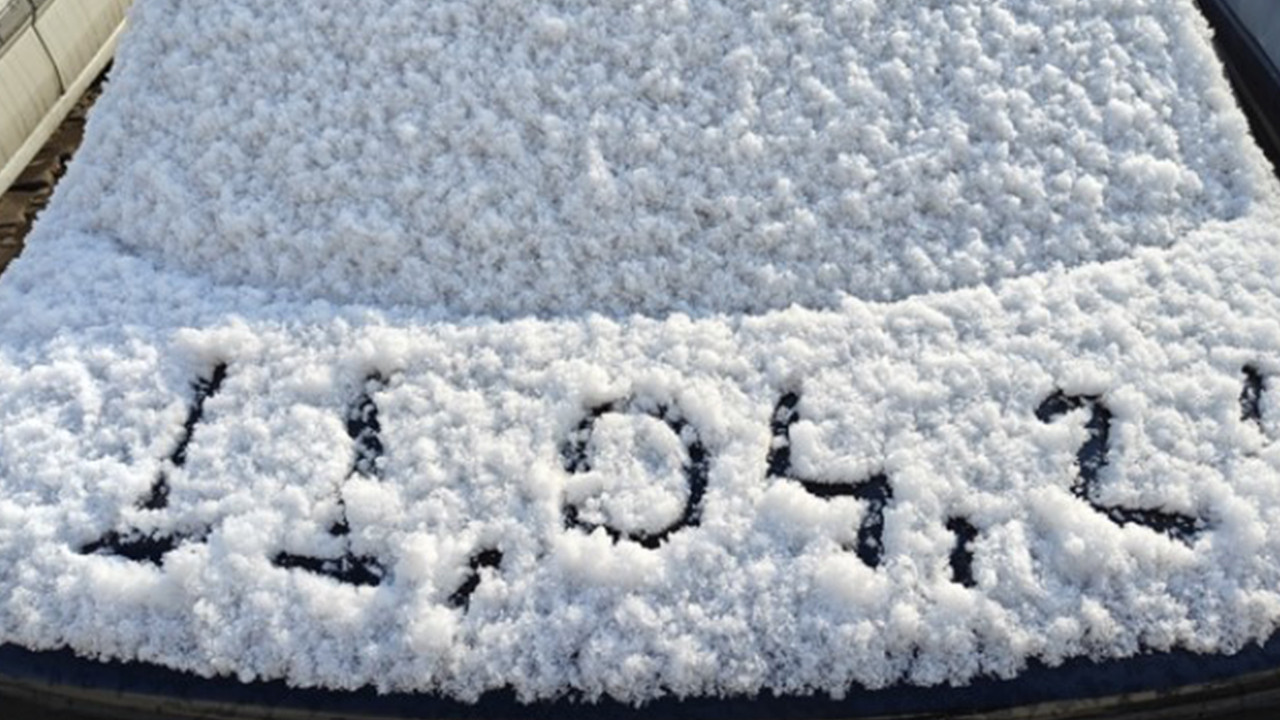 Kayseri’ye Nisan ayında kar yağdı