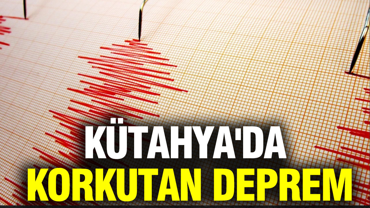 Kütahya'da 4.8 büyüklüğünde deprem: Çevre illerde de hissedildi