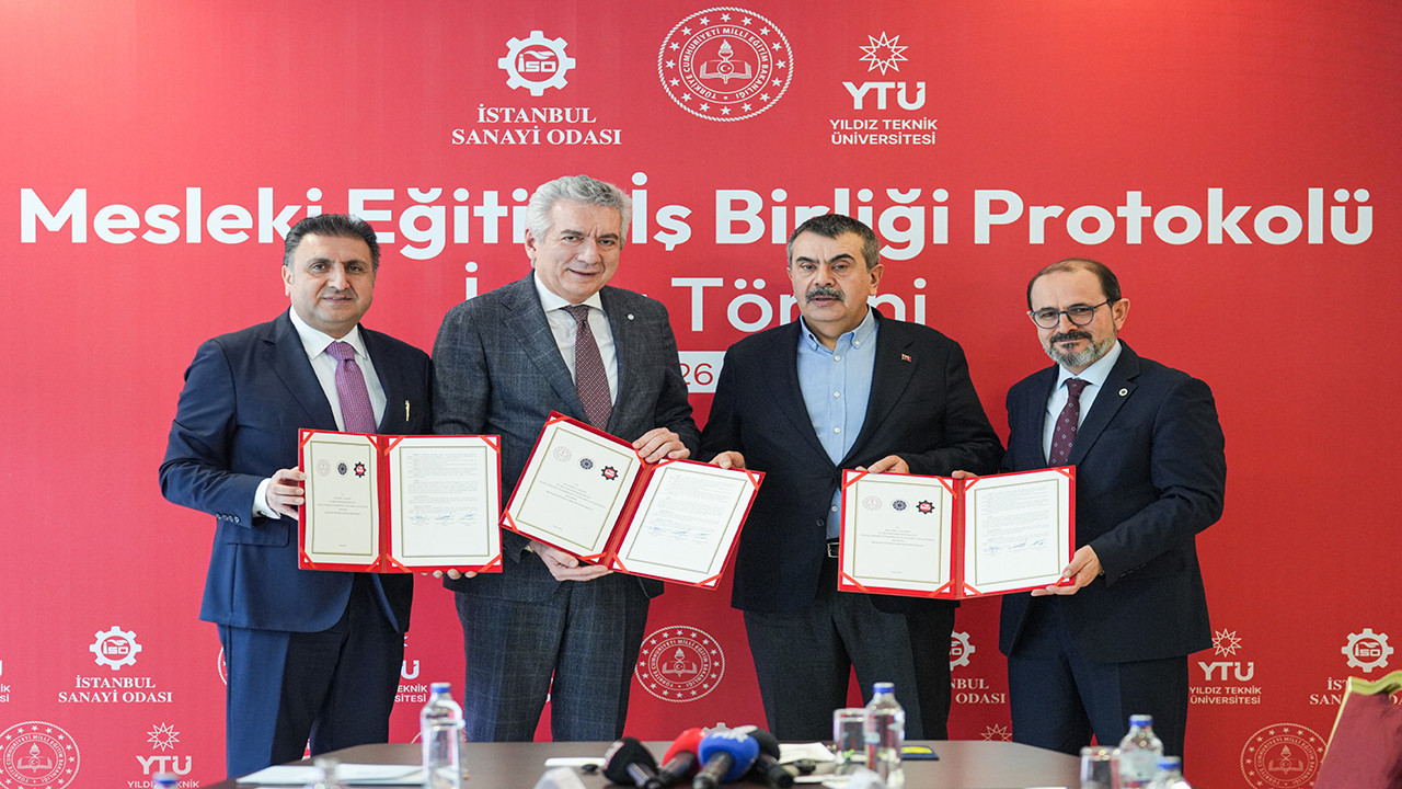 Mesleki eğitimde yeni dönem: Bakan Tekin İSO ve YTÜ protokolüne imza attı
