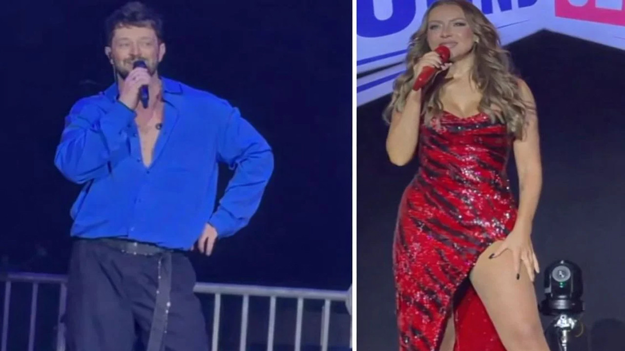 Murat Boz ve Hadise arasındaki sahne kıyafeti atışması geceye damga vurdu
