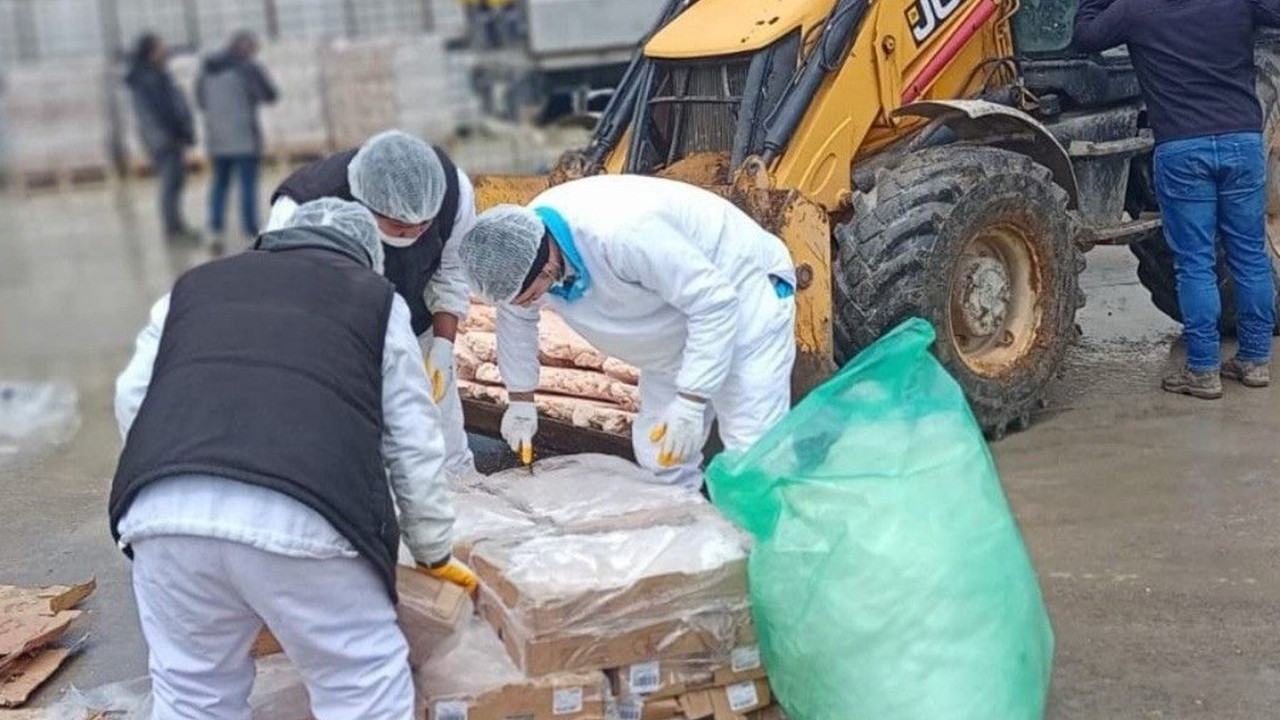 Son kullanma tarihi geçmiş tavuk etleri ele geçirildi