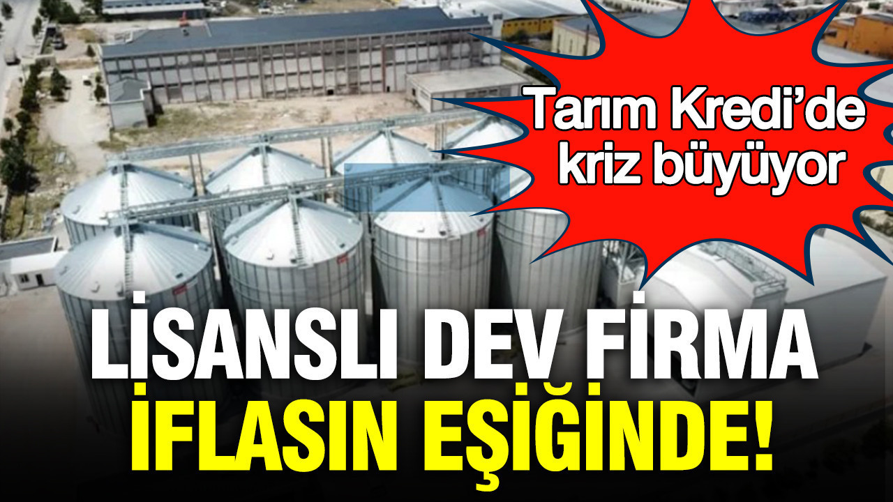 Tarım kredide yenge iflası: Kriz büyüyor