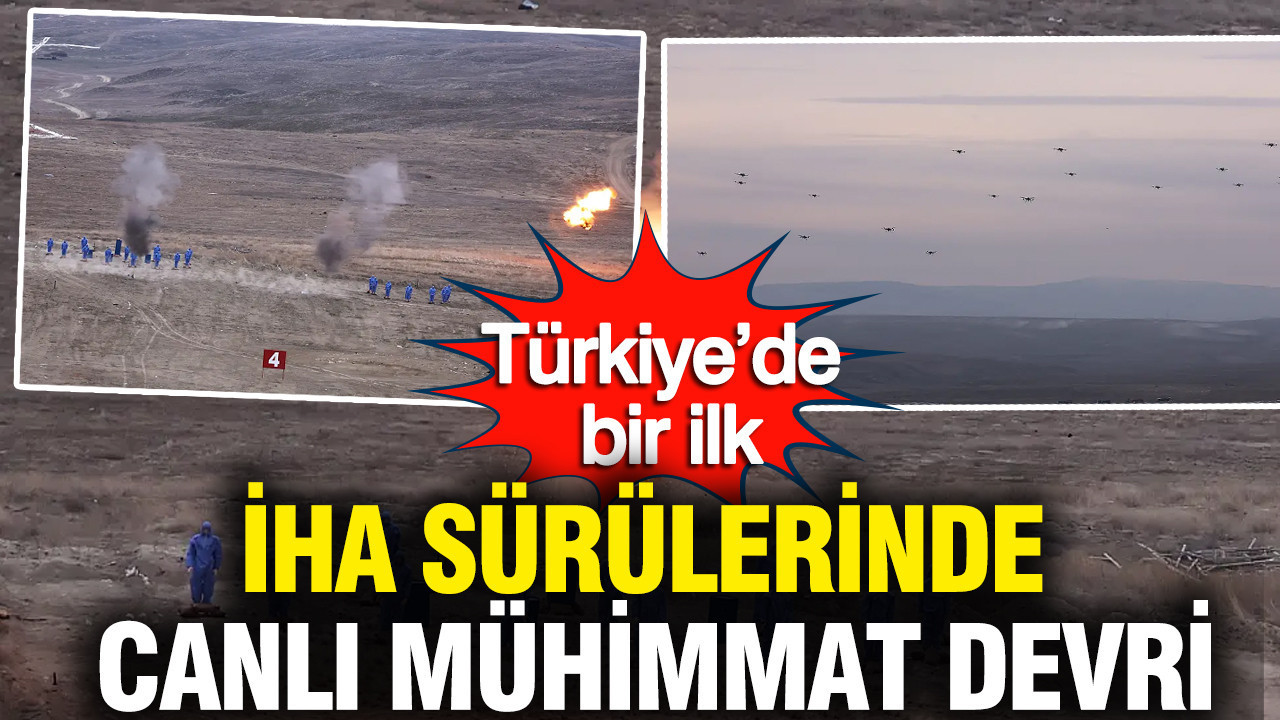 Türkiye’de bir ilk: KARGU sürü İHA’lar canlı mühimmatla tam isabet