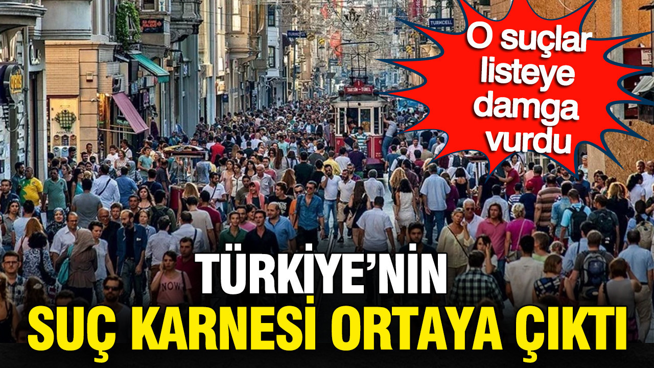 Türkiye'nin suç karnesi ortaya çıktı: O suçların dava dosya sayısı listeye damga vurdu