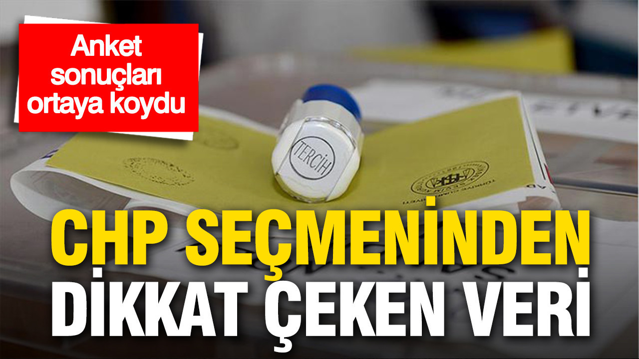 CHP seçmeninde dikkat çeken veri: %41,7’si geçmişte AK Parti’ye veya Erdoğan'a oy vermiş