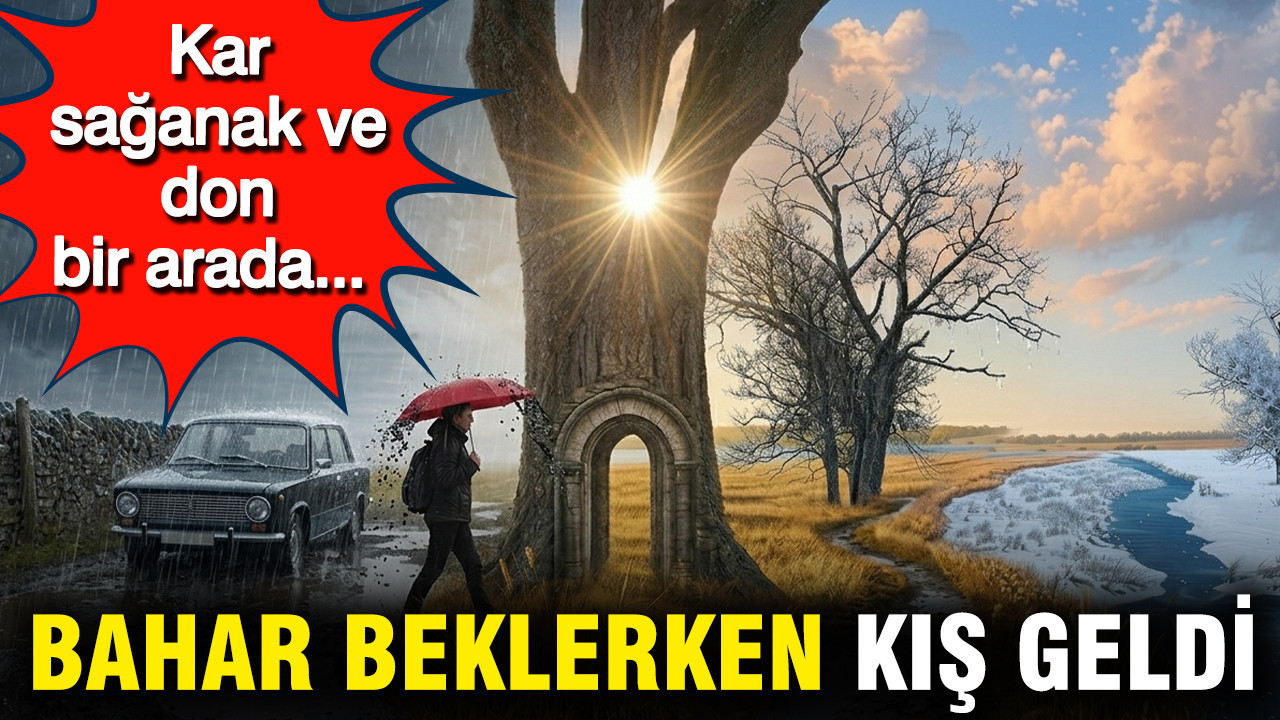 Bahar beklerken kış geri geldi: Kar, sağanak ve don bir arada