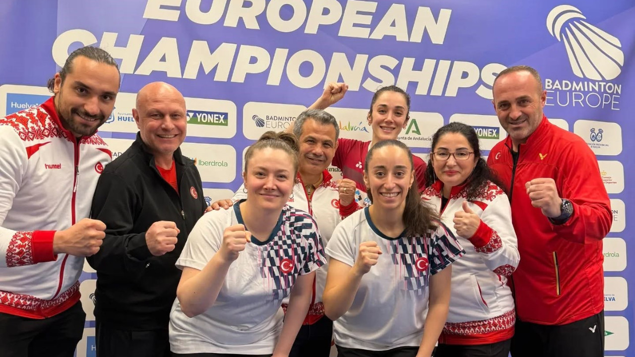 Milli badmintonculardan tarihi başarı: Avrupa’da ilk madalya