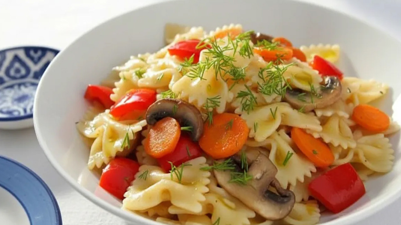 Tabak tabak yedirecek enfes makarna tarifi: Rengarenk bir ziyafet