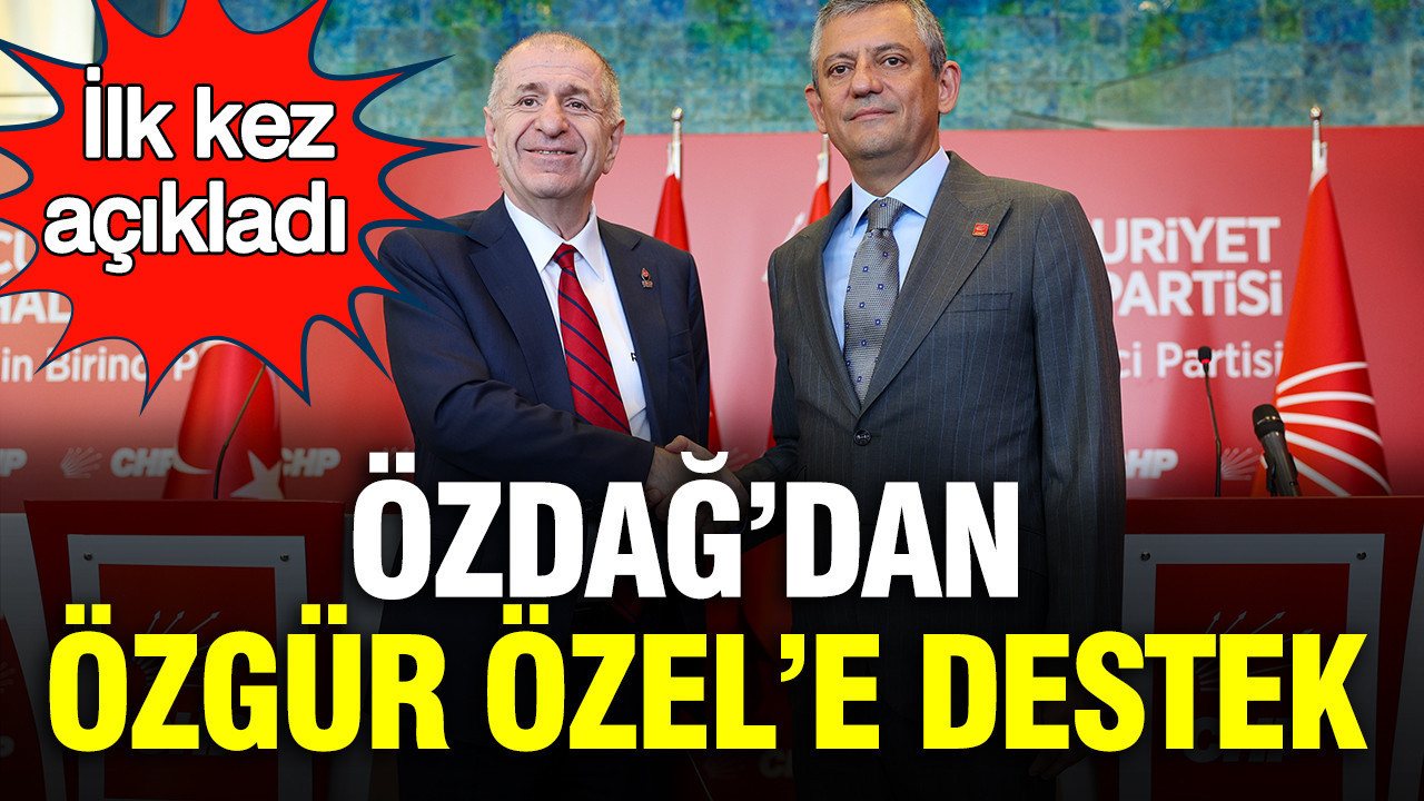 Ümit Özdağ'dan Özgür Özel'in ara seçim çağrısına destek: İlk kez açıkladı