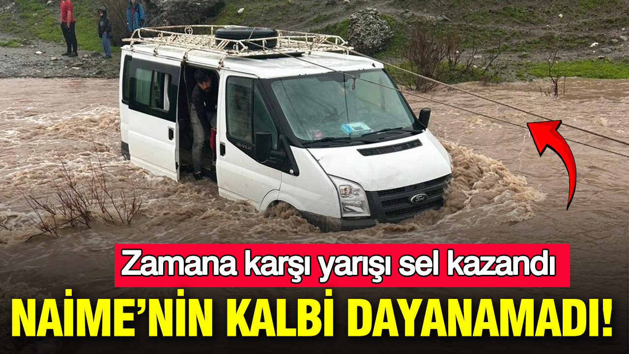 Zamana karşı yarışı sel kazandı: Naime’nin kalbi dayanamadı: Siirt'te korku dolu anlar yaşandı