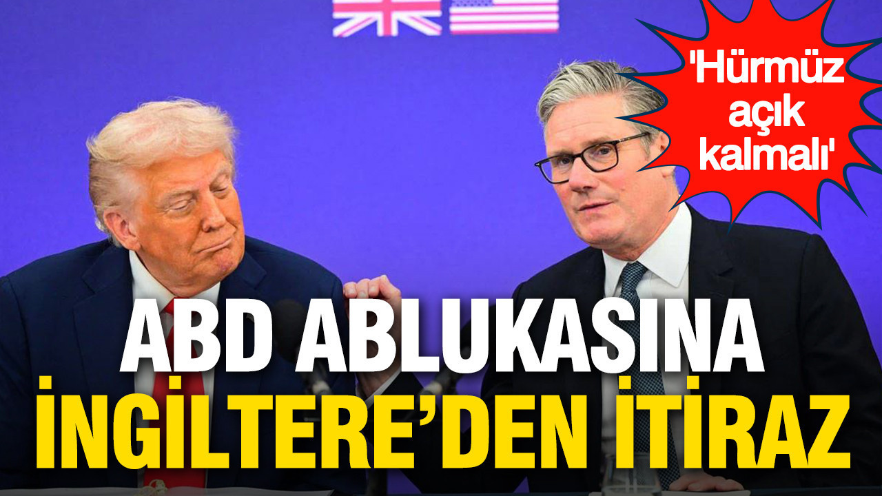 ABD ablukasına İngiltere’den itiraz
