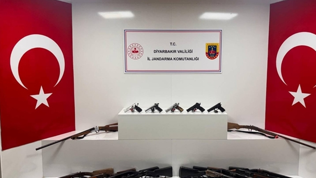 Diyarbakır’da 73 adet silah ele geçirildi