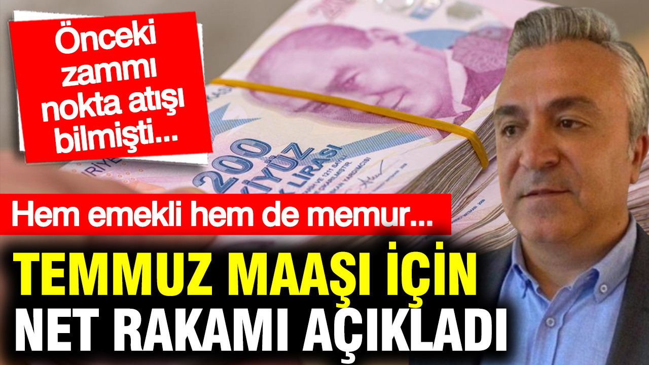 Emekli maaş zammını kuruşu kuruşuna bilmişti: Özgür Erdursun Temmuz ayı için net rakam verdi