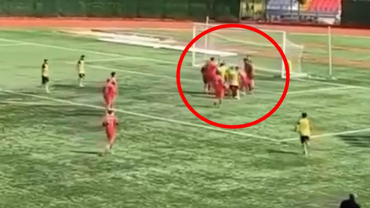 Mardin'de amatör maçta rakibine tekme atan futbolcu tutuklandı