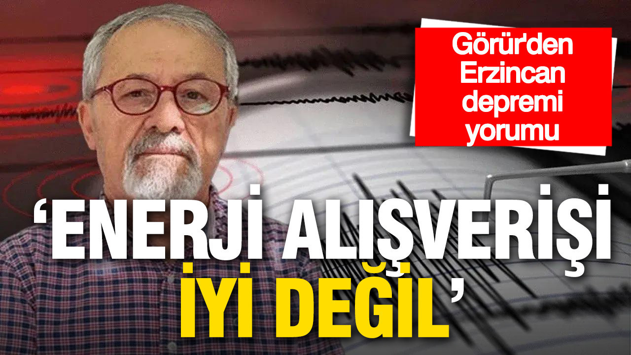 Naci Görür’den Erzincan depremi yorumu: “Enerji alışverişi iyi değil”