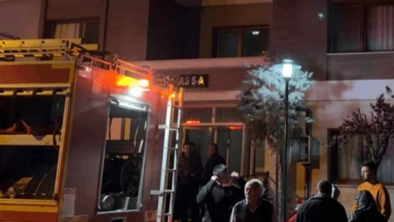 Osmaniye’de apartman dairesinde yangın