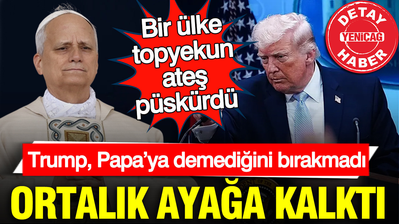 Trump, Papa’ya demediğini bırakmadı, ortalık ayağa kalktı: Bir ülke topyekun ateş püskürdü