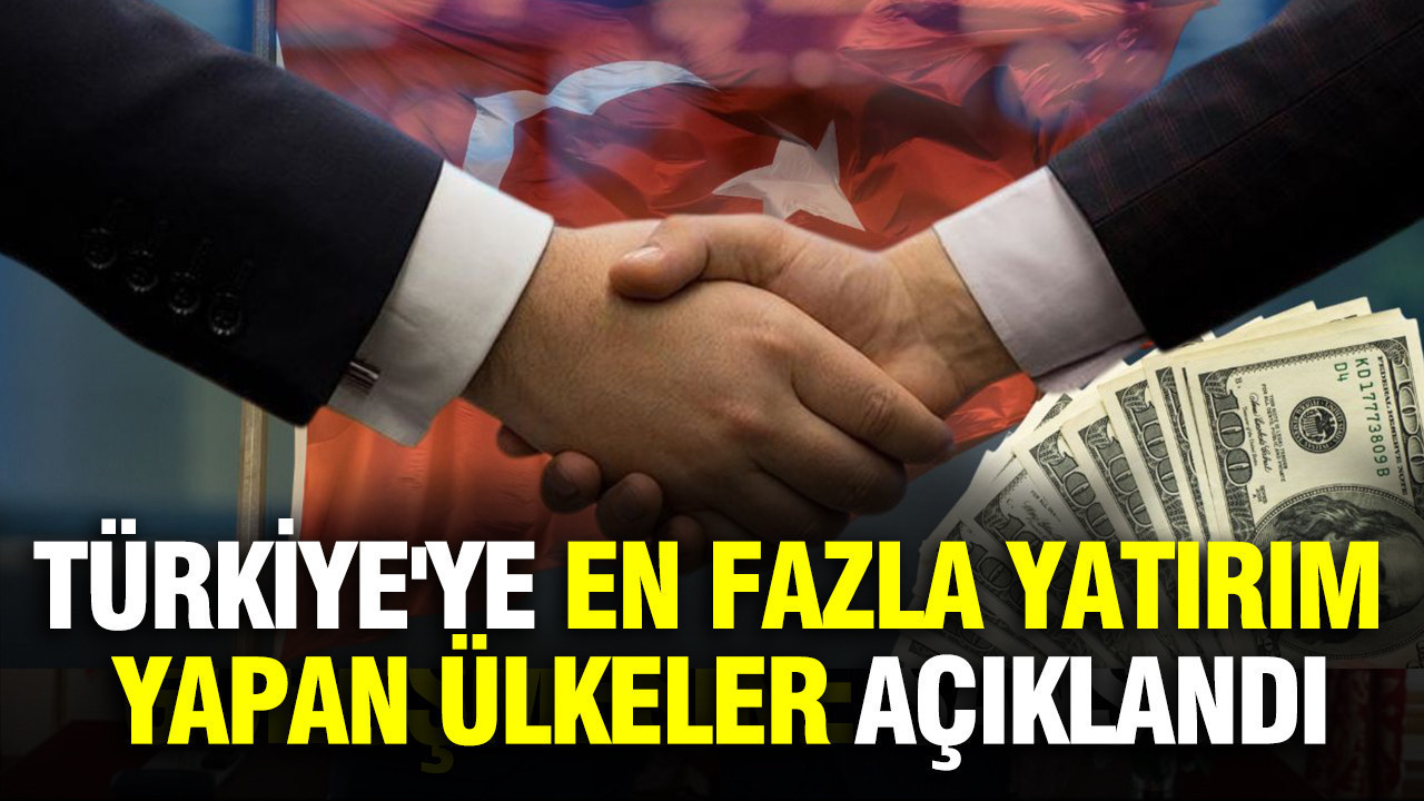 Türkiye'ye en fazla yatırım yapan ülkeler açıklandı