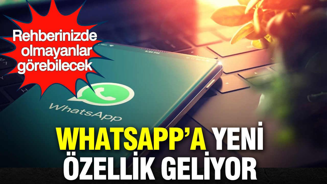WhatsApp’a yeni özellik geliyor: Rehberinizde olmayanlar görebilecek
