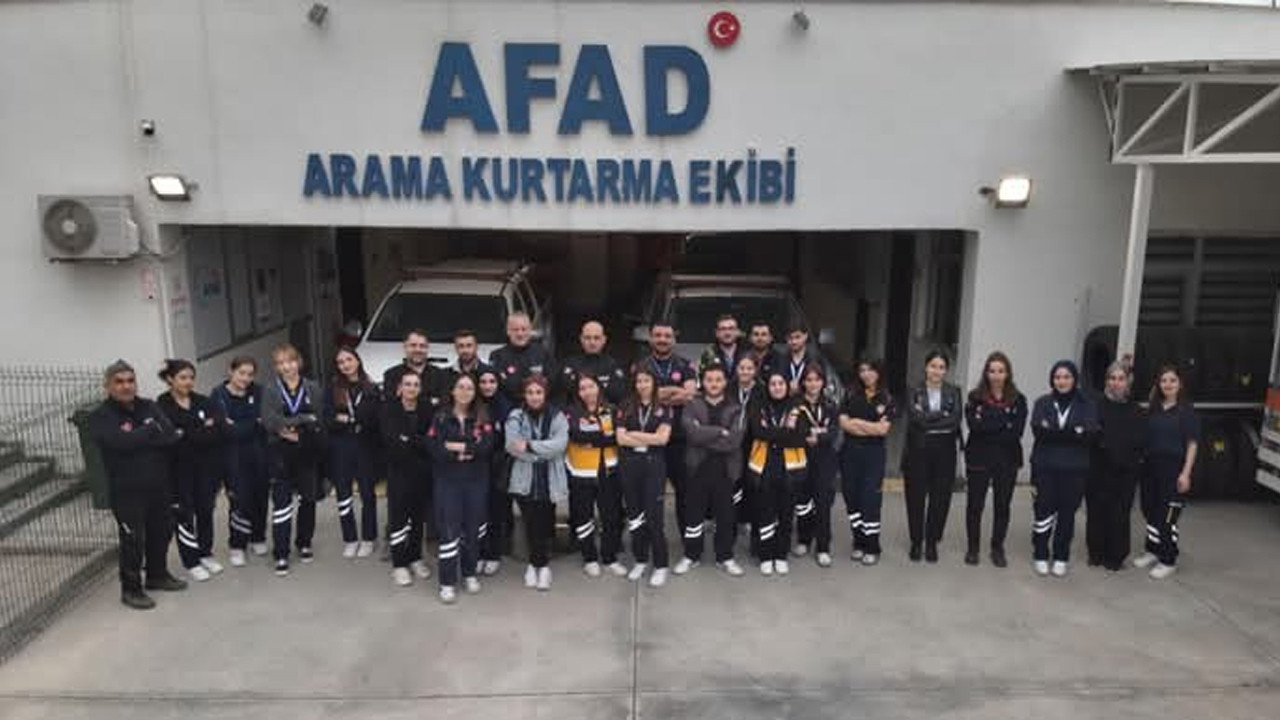 BŞEÜ öğrencilerinden AFAD ve Sağlıklı Hayat Merkezi’ne teknik gezi