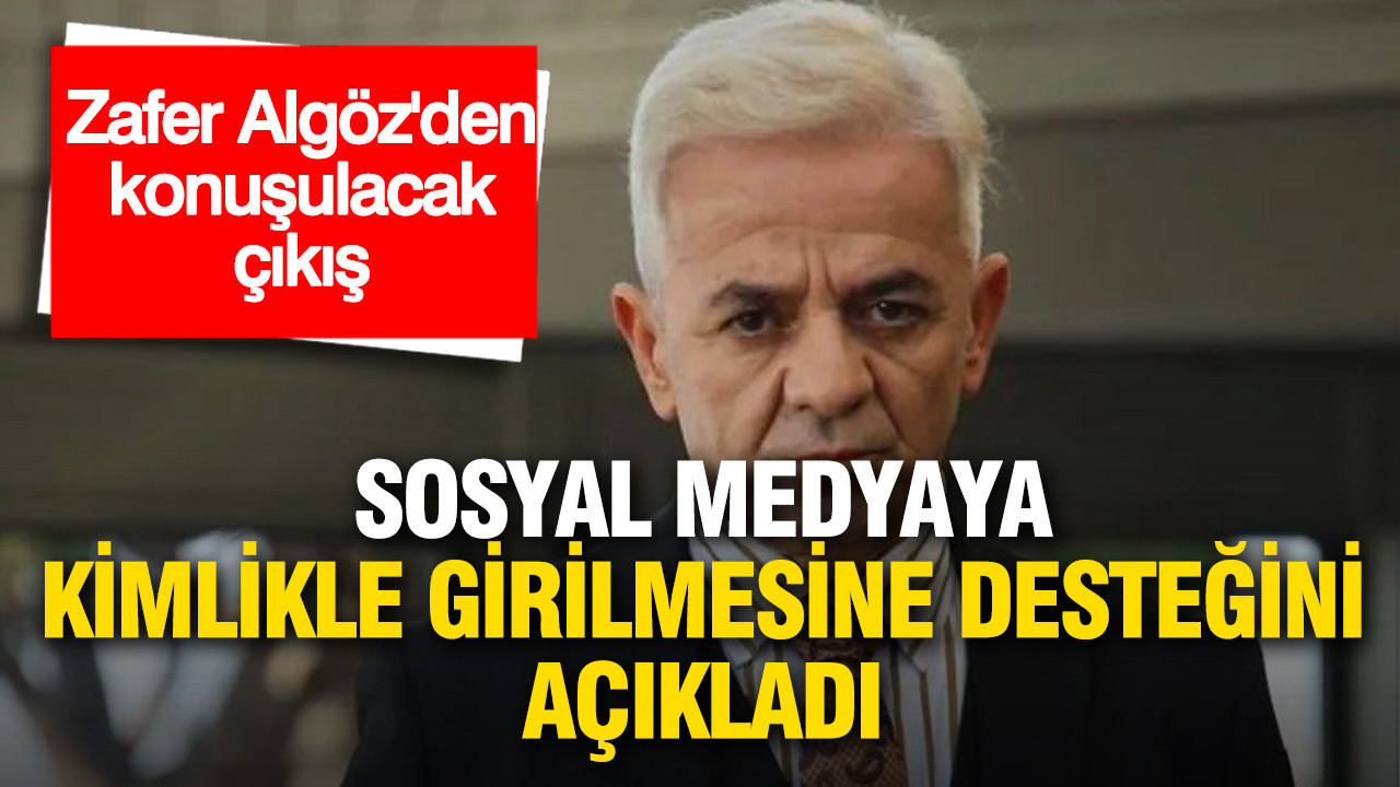 Ünlü oyuncudan sosyal medyaya kimlikle giriş fikrine destek