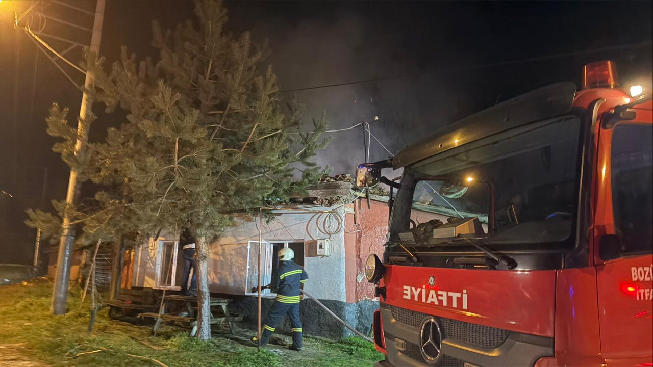 Yangını fark etti canını son anda kurtardı