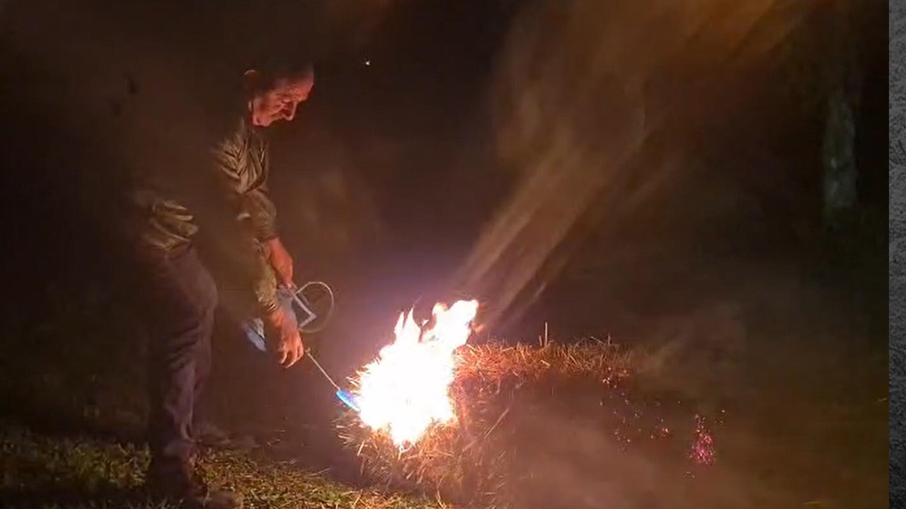 Asırlık yöntemle donla mücadele: Iğdır’da kayısıyı kurtarma operasyonu