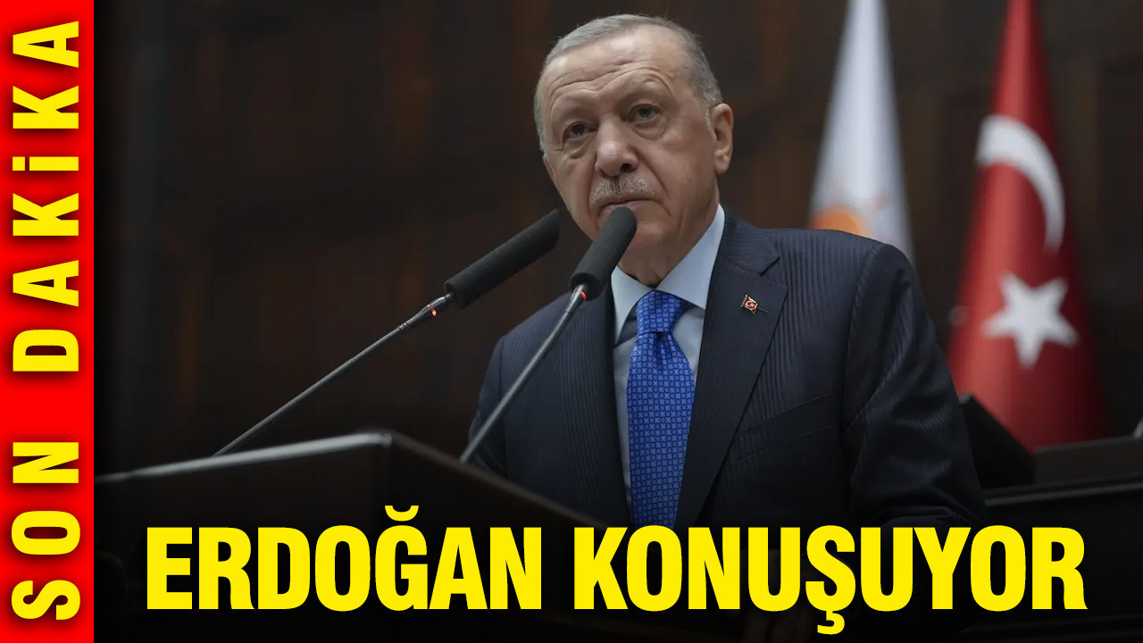 Cumhurbaşkanı Erdoğan konuşuyor