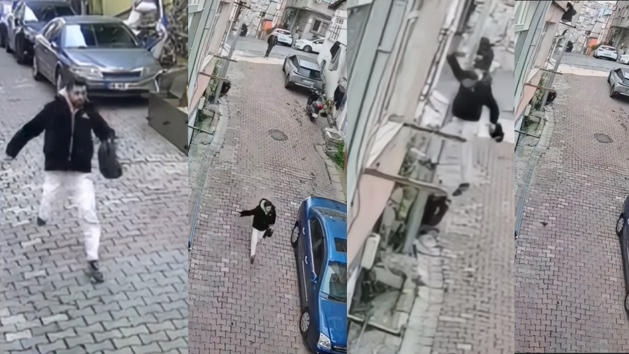 İstanbul’da 'Örümcek' hırsız dehşeti: Altınlı çantayı kapıp kaçtı