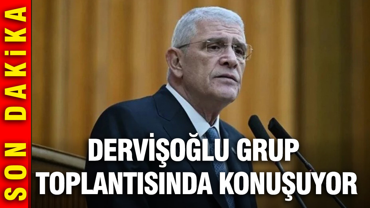 Müsavat Dervişoğlu grup toplantısında konuşuyor