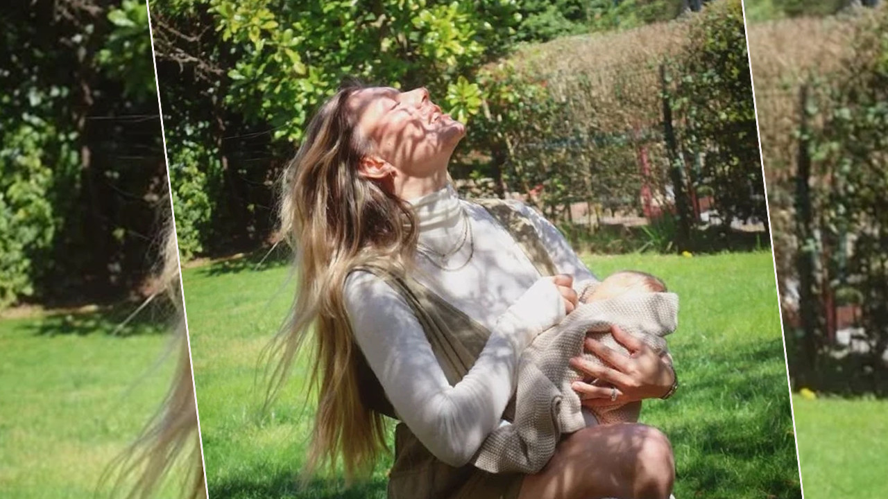 Oyuncu Ege Kökenli kızını ilk kez paylaştı