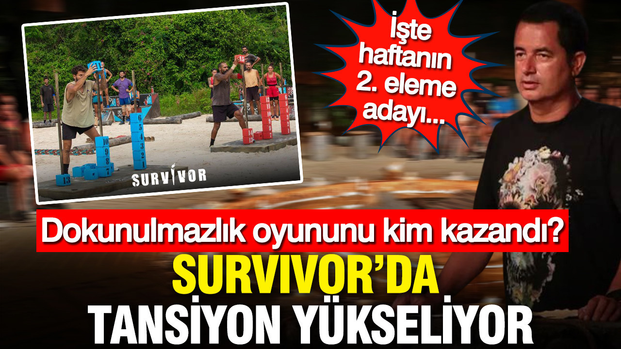 Survivor’da tansiyon yükseliyor: Dokunulmazlık oyununu kim kazandı? İşte haftanın 2. eleme adayı...