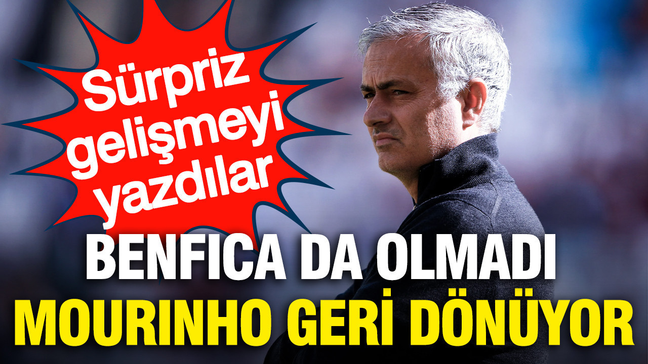 Yok artık... Sürpriz Jose Mourinho iddiası: Geri dönüyor