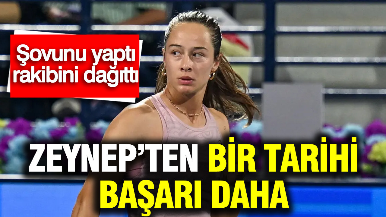 Zeynep Sönmez, Stuttgart’ta dünya 8 numarası Paolini’yi eleyerek tur atladı