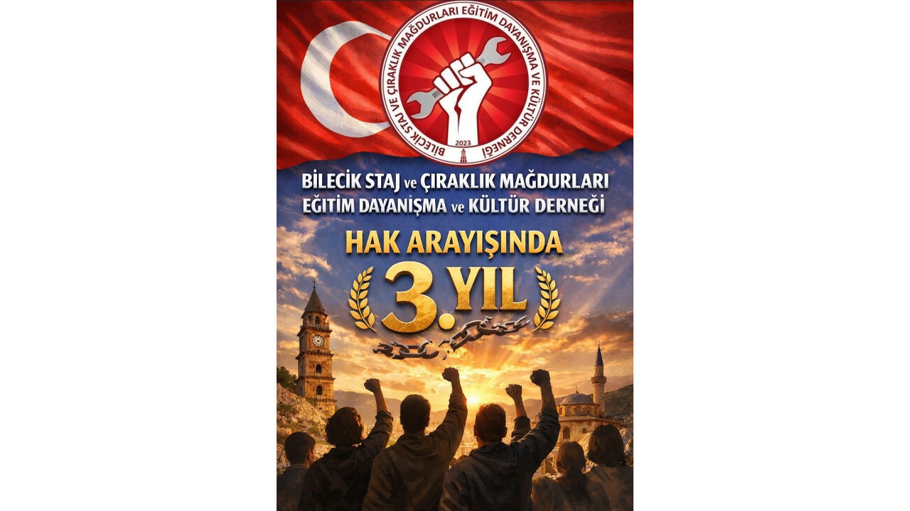 Bilecik’te Staj ve Çıraklık Sigortası Mağdurları 3. yıllarını buruk karşılıyor